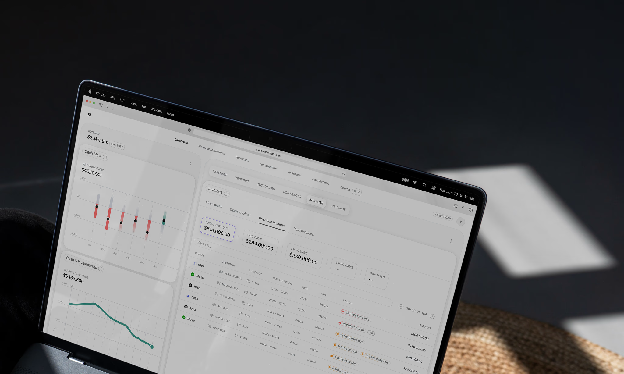 Quanta accounting